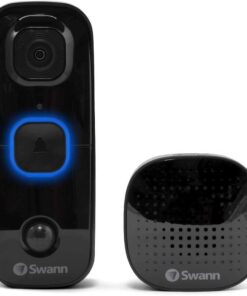 Swann Buddy Video Doorbell, 2 Piece Set
