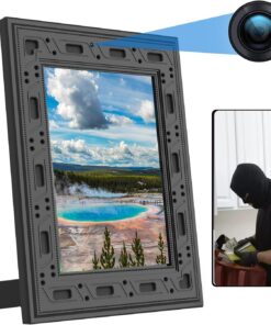 Spy Camera Picture Frame - Hidden Camera 1080P WiFi HD PIR Motion Detection Night Vision Offline Video Recorder Remote Real Time View Live Camera 1 Year Standby Security Nanny Cam