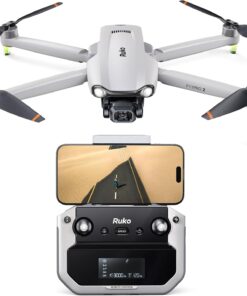Ruko F11PRO 2 Drone with 6K Camera for Adults, 3-Axis Gimbal, 4K/30fps Video, 70-Min Flight Time with 2 Batteries, 10000ft FPV Transmission Professional Drone, Auto Return, Beginner Mode