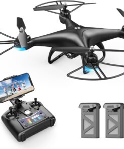 Holy Stone HS110D FPV RC Drone With 1080P HD Camera Live Video 120 Wide Angle WiFi Quadcopter With Gravity Sensor, Voice Control, Gesture Control, Altitude Hold, Headless Mode, 3D Flip RTF 2 Batteries