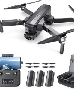 Ruko F11GIM2 Drones with Gimbal+EIS 4K Camera for Adults, 96 Min Long Flight Time16404ft Long Range FPV, Auto Return Home with GPS, Foldable Quadcopter, FAA Remote ID Compliant