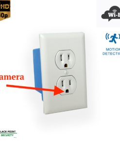 WIFI Wireless IP Live Full HD Hidden AC Wall Plug Outlet Spy Camera DVR Audio