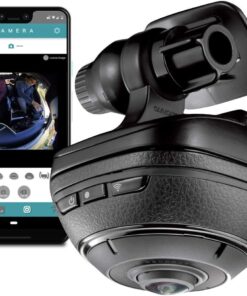 RAZO DC3000A d’Action 360, 360 Degree Dash Cam: 4K Dash Camera for Car with Built-in WiFi and GPS, Sony Video Sensor, WDR, 3-Axis G-Sensor, Stereo Microphone, Complete Car Camera Video Security