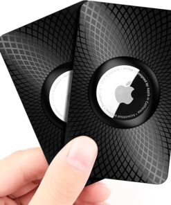 for Airtag Wallet Holder 2 Pack,Ultra Thin Card Case for Apple Airtag,Airtag Card Holder for Purse, Handbag, Backpack Wallet, Clutch Bag