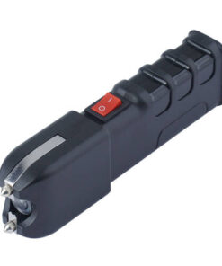 Electro Max - Pro Shock Stun Gun With Flashlight - 5,000,000 V - Black - EM12