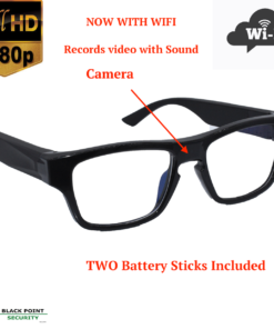 Live Streaming Wifi Hidden Full HD 1080P Camera Glasses with Audio