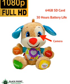 Hidden Nanny Full HD Camera DVR with Audio Toy Plush Dog