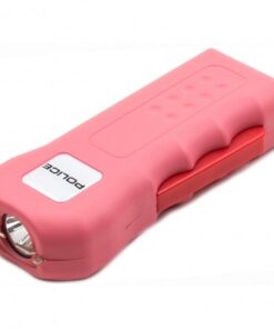 police stun gun 512 - max voltage rechargeable with led flashlight - pink